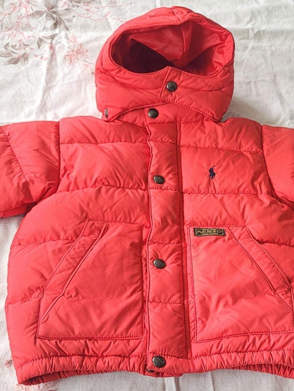 Polo by Ralph Lauren Red Puffer Toddler Jacket Size 2T